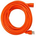 Virtual 02307ME 25 ft. Orange Round Vinyl Extension Cord VI575373